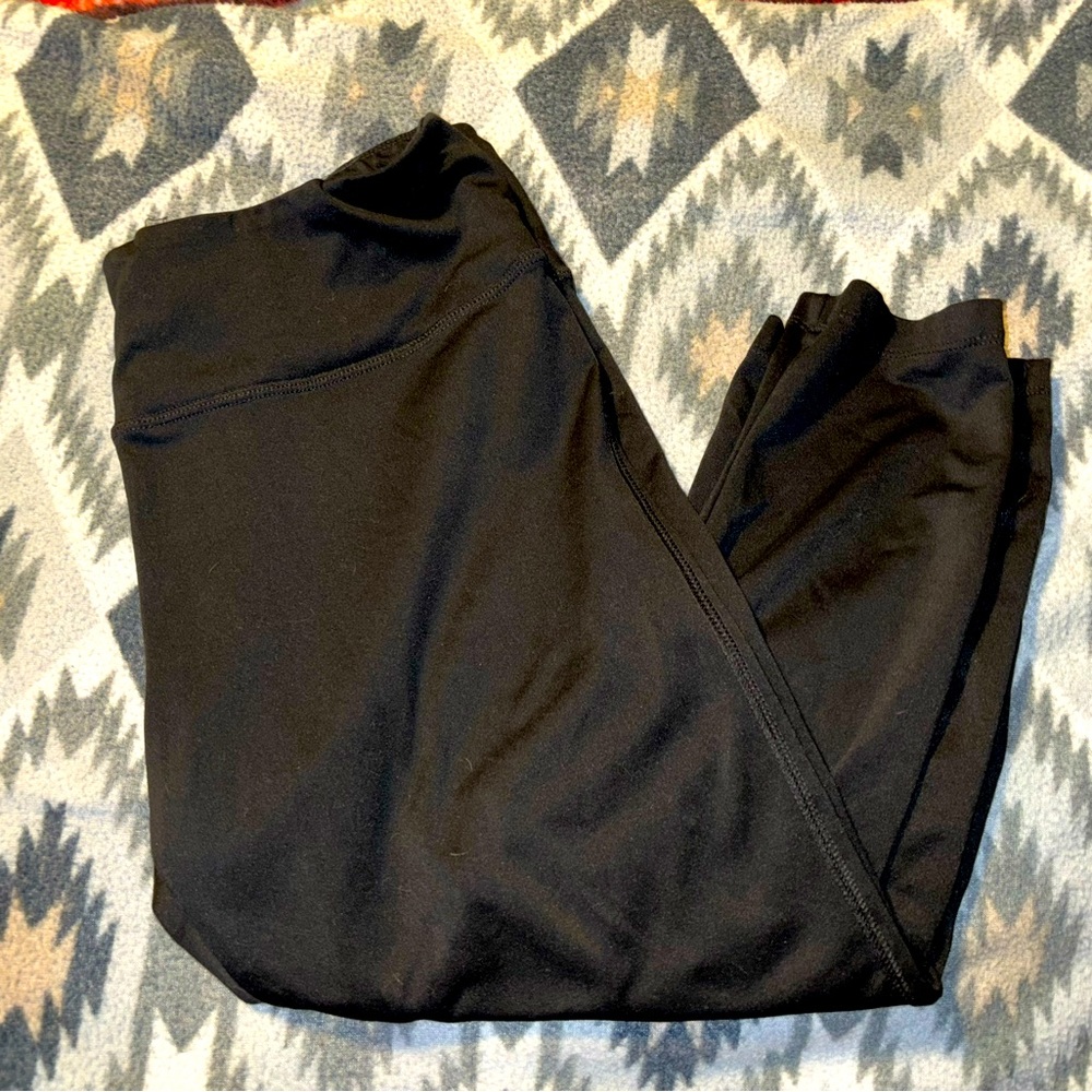 Black Cropped Leggings